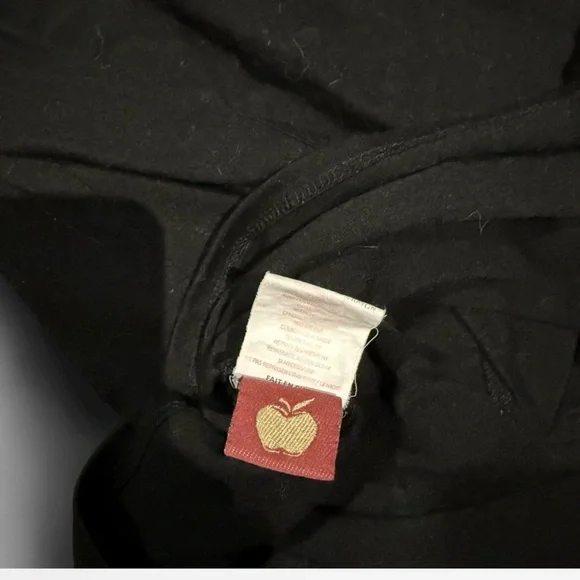 2000s Apple Bottoms Black and Silver Short Sleeve Top - Picture 4 of 4